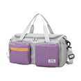 thumbnail image 2 of Xihbxyly Bolsa de Viaje, Compartimento Impermeable para Zapatos, Bolsillos con Separación para Ropa Húmeda y Seca, Gran Capacidad de 28 L, Nailon Resistente, Mochila Unisex para Gimnasio y Viajes, 45, 2 of 7