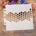 thumbnail image 4 of Plantilla de pintura hexagonal para pared, muebles, tablero de madera, manualidades, creación, decoración, arte, 4 of 5