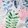 thumbnail image 6 of GDF Studio Adison Modern Fabric 3 Foot Bean Bag, Leaf Blossom Print and White, 6 of 6