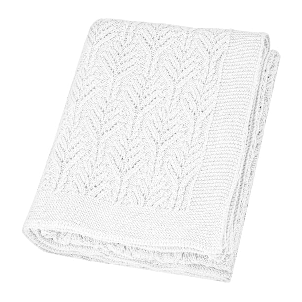 Manta Loyfoky para bebé, 110 x 88 cm, 100% algodón, punto suave