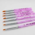 thumbnail image 3 of Vogacara BGVfive Kit de herramientas de manicura Nail Art Brush Pens Nail Brushes Gel Esmalte de uñas Pintura Dibujo Pinceles Set 7pcs / set Juegos de manicura Vogacara  MJ0815-00, 3 of 5