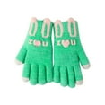 thumbnail image 3 of Dyfzdhu Womens Gloves Winter Knitted Thick Warm Adult Riding Five Finger Warm Gloves, 3 of 3