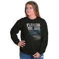 thumbnail image 4 of Florida FL Beach Boardwalk Souvenir Sweatshirt for Men or Women Brisco Brands S, 4 of 6