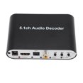 thumbnail image 2 of Décodeur Numérique 5.1 Canaux Son HD Interface Multimédia ARC Bluetooth 5.0 Optique SPDIF Coaxial USB à 5.1CH Sortie de Décodage 100240V Prise US, 2 of 15