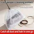 thumbnail image 3 of 100 Pack Disposable Broom Covers for Pet Hair Removal, Dust & Debris Sweeping on Hardwood & Tile Floors, Fits 8-20 Inch Broom Heads, 3 of 10