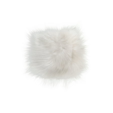 

100% ICELANDIC SHEEPSKIN CHAIR PAD Aprox 15 X15 WHITE