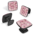 thumbnail image 2 of 4 Pcs Cabinet Handle Drawer Pulls Dandelion Knobs with Screws Square Furniture Office Cabinet Knob Decoration, 2 of 7