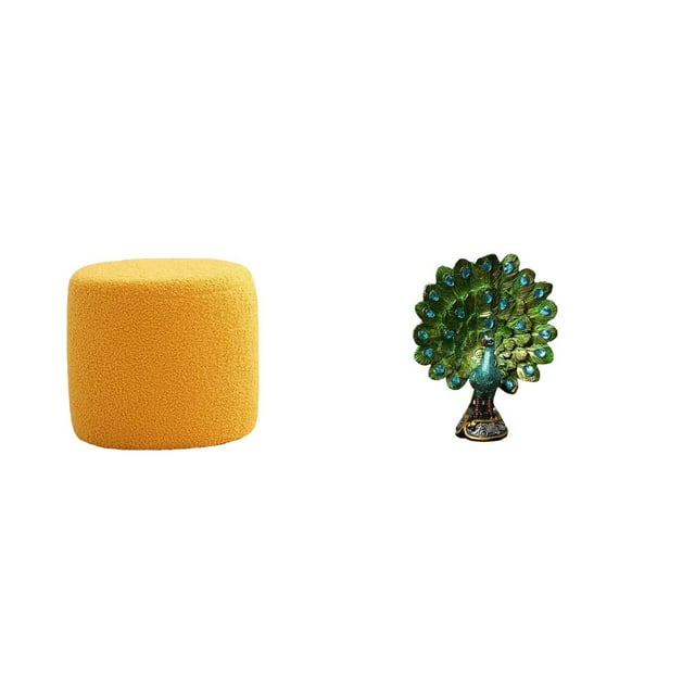Elegante otomana con forma de , ideal como banco escultórico para oficina, dormitorio, habitación infantil, apartamento, sala de estar, estan