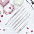 thumbnail image 5 of Trousse à Outils pour Boutons, Outils Extracteurs Professionnels pour Élimination des Comédons Inégalée, Ensemble en Acier Inoxydable Offre une Résistance à la Rouille Supérieure, 5 of 5