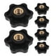thumbnail image 1 of LOLIPPYY 6Ud Tornillos De Mango Ajustable Con Hexagonal Y Plástico Antideslizante Negro, 1 of 8