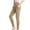 Khaki, variant on Womens Compression Leggings with Pockets, Squat Proof Tummy Control Yoga Pants, High Waisted Workout Tights for Gym (Blue, XXL)
