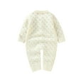 thumbnail image 3 of Hpgjzj Newborn Baby Girl Cable Knit Sweater Romper Jumpsuit Long Sleeve Buttons Bodysuit Winter Clothing 2024, 3 of 7