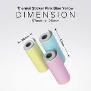 myFirst Insta 2 Blue Camera Bundle, with Thermal Paper and Color Thermal Stickers