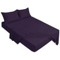 thumbnail image 1 of Unique Bargains 110gsm Brushed Polyester Microfiber Fabric Bed Sheets Bedding Set 4-Pieces,, 1 of 9