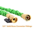 thumbnail image 7 of Ohuhu 75ft Garden Hose, All New 75 Feet Expandable Water Hose with 3/4 Solid Brass Fittings & 8 Function High Pressure Spray Nozzle, Flexible Expanding Hose Extra Strength Fabric, 7 of 7