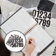 thumbnail image 2 of Milisten 6 Sheets Large Number Stickers Adhesive Numbers Stickers for Garbage Bins Trash Can Number Stickers, 2 of 6
