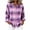 Purple, variant on Cmfcve Womens Cotton Linen Button Down Shirts Fashion Casual Long Sleeve Tunic Shirts