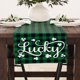 thumbnail image 4 of Table Runner For St Patricks Day Decorations Irish Cover Spring Green Holiday Home Kitchen Centerpiece Decor, 4 of 5