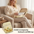 thumbnail image 3 of ZUXONGSY Sunflower Print Bible Cover for Women Bible Bag Multifunctional Scripture Bag with Multiple Pockets Journal Case for Study, 3 of 7