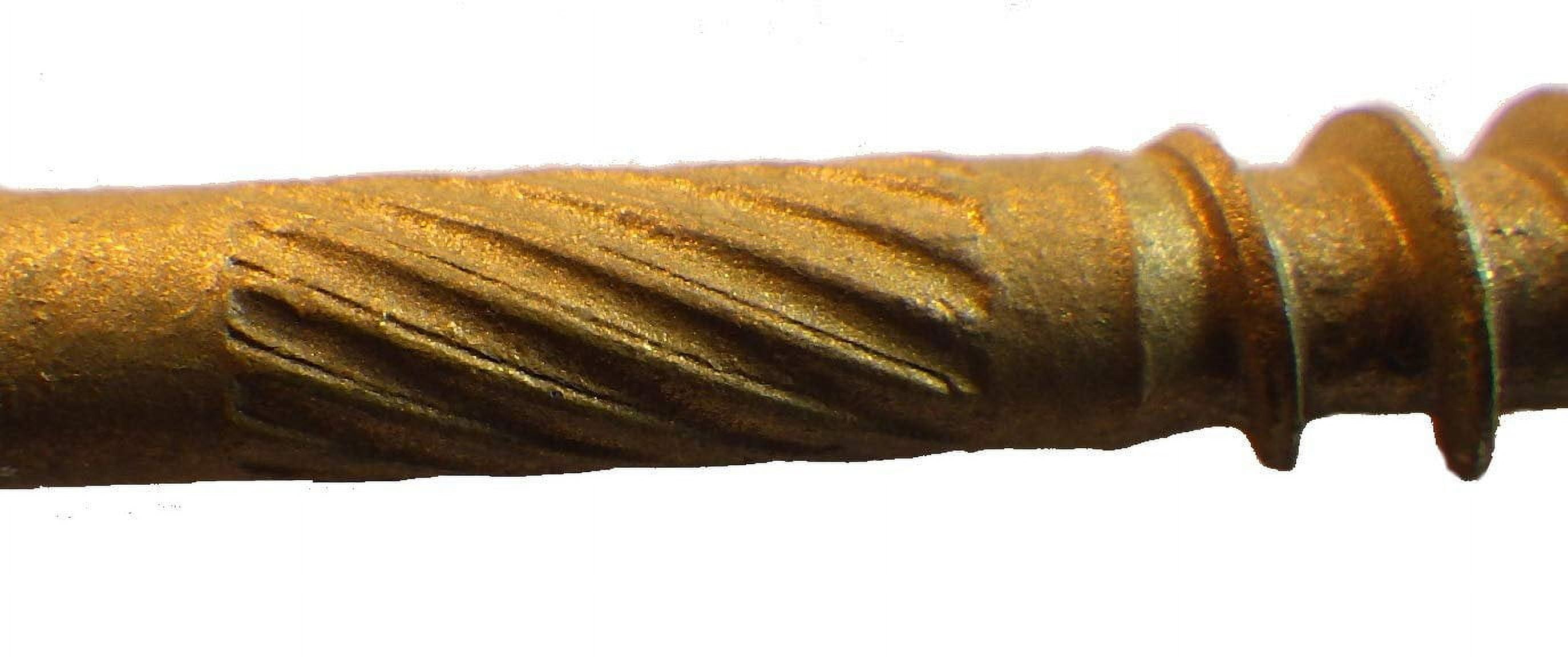 Big Timber Construction Fasteners Wood Screw BTX93 - Bronze Star Flat Head, Rust Resistant - 2,000 Count, 9" x 3"