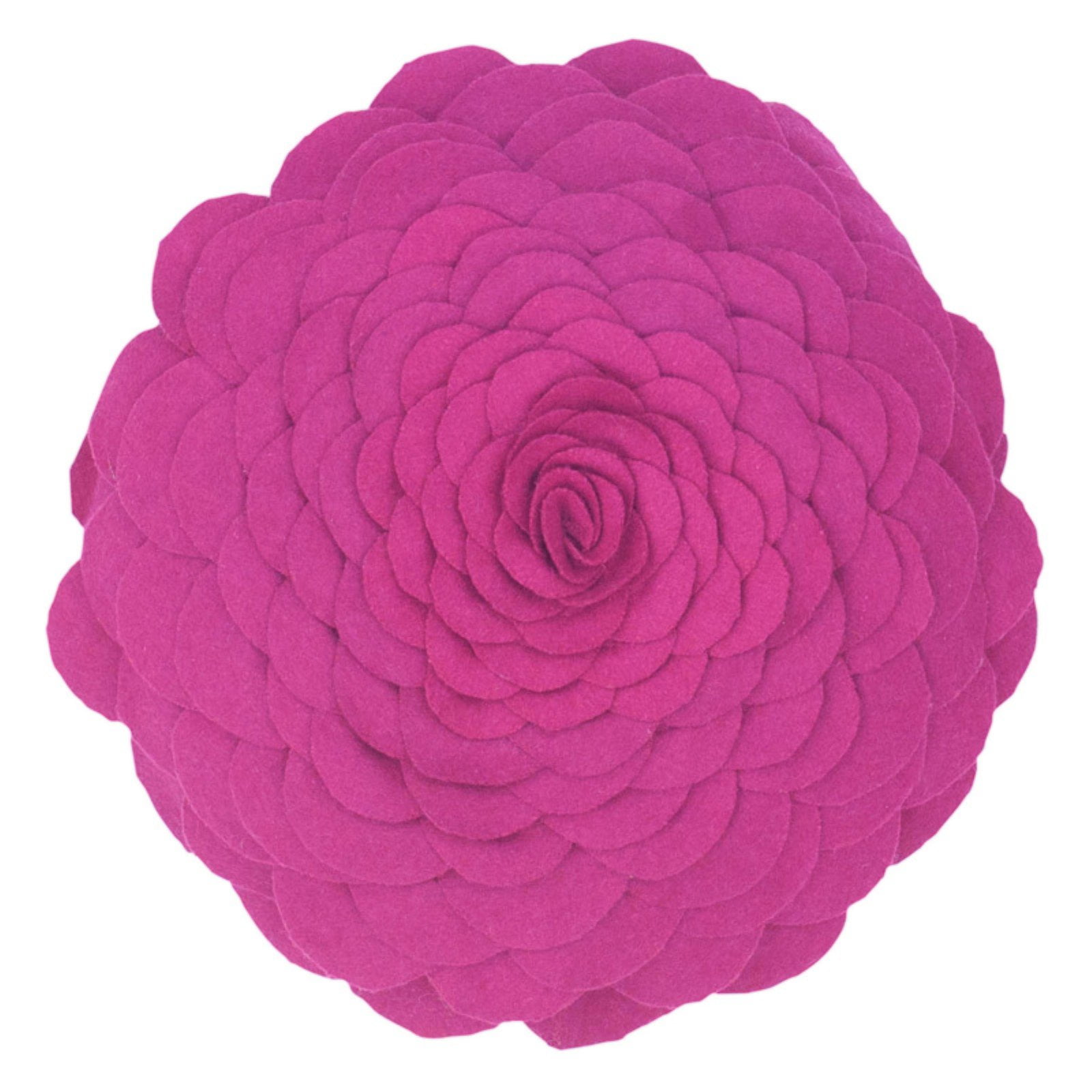 Rizzy Home Decorative Poly Filled Throw Pillow FlowerDimensional 14