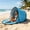 Blue, variant on Brondbend Portable Foldable Sun Shade Tent Single Person Cloth Outdoor UV Protection Beach Park Fishing Camping Hiking