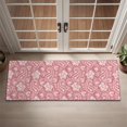 thumbnail image 2 of Pink Pioneer Flower and Paisley Pattern Door Rugs,Washable Non Slip Door Mats Indoor,Decorative Door Mats,Entry Mat Indoor for Entrance,Bedroom,Kitchen,Bathroom,16"x47", 2 of 6