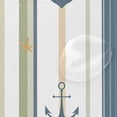thumbnail image 4 of Yayeee Shower Curtain with Hooks 72"x72" Waterproof Fabric Bathroom Hanging Decor, Nautical Pattern, 4 of 5