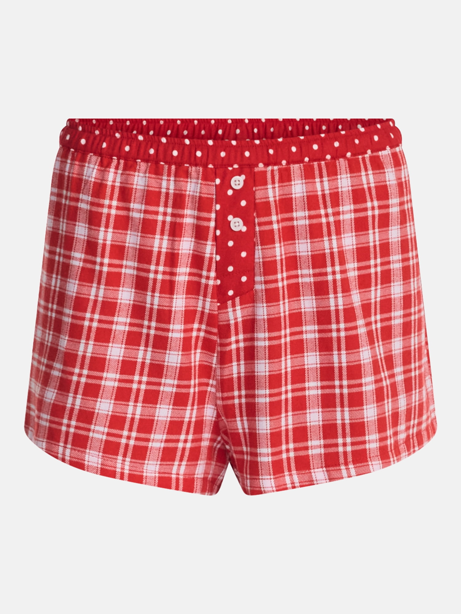 No Boundaries Print Boxer Sleep Shorts, 3" Inseam, Women's XS-XXL