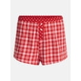 thumbnail image 5 of No Boundaries Print Boxer Sleep Shorts, 3" Inseam, Women's XS-XXL, 5 of 5