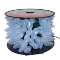 thumbnail image 2 of Kurt Adler 50-Foot UL 100-Light Cool White LED Faceted C9 Green Wire String Lights, 2 of 7