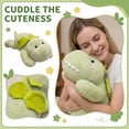 thumbnail image 5 of 21.6in Lying Dinosaur Body Pillow Plush, Stuffed Animal Toy for Sleeping, Soft Dinosaur Doll, Long Neck Dino Cushion, 21.7in Large Plush for Home Decor, 5 of 7