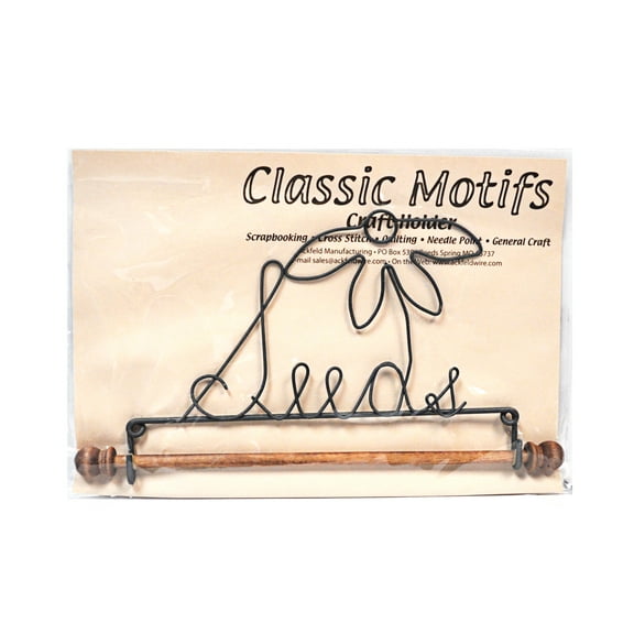 Classic Motifs Seeds 7.5 Inch Fabric Holder With Dowel