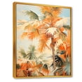 thumbnail image 2 of Designart "Oasis Amidst Desert Palm Trees V" Palms & Palm Trees Floater Framed Canvas Wall Art, 2 of 5