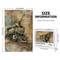 thumbnail image 4 of 1000 PCS Retro Steam Train 1000 Piece Wooden Puzzle,Brain Challenge,Enjoy The Puzzle Solving Process,Take You Back To That Retro Era,Puzzles Suitable For Entertaining With Family During Holidays, 4 of 6