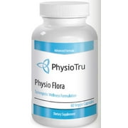 PhysioTru Physio Flora Probiotics and Prebiotics - 60 Veggie Capsules