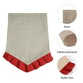 thumbnail image 6 of Muka 6 Pcs Blank Garden Flags with Ruffle, Burlap Lawn Yard Banners, 12" X 18"-Brown, 6 of 8