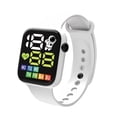 thumbnail image 7 of NovaStitch Week Display Waterproof Sport Wristband for School Teens, Digital Electronic Watch with Date Time, Casual Silicone Wrist Watch for Students - Dark Blue, 7 of 7