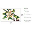 thumbnail image 2 of Boo And Plumeria (Pua Melia) - Hawaiian Black Cat (ʻeleʻele Popoki) - From an Original Hawaii Watercolor Painting by Peggy Chun - Master Art Print (Unframed) 12in x 18in, 2 of 4