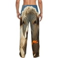thumbnail image 3 of Daiia Daisy Meadow Cow Men's Sleep Pant with Pockets and Drawstring,Pajama Pants-Small, 3 of 9