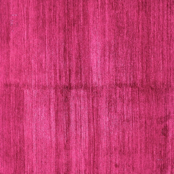 Ahgly Company Indoor Square Abstract Pink Modern Area Rugs, 8' Square