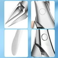 thumbnail image 5 of Nail Clippers, Toenail Clippers, Precision Stainless Steel Deadskin Trimming Tool for Ingrown Nails and Cuticles, Ergonomic Comfortable Grip, Rust-Resistant Durable Household Foot Care Instrument, 5 of 9