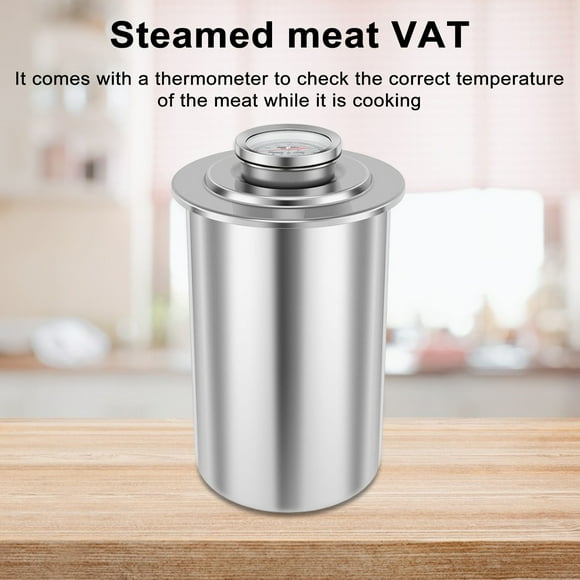 YAOMOBB Food-grade Stainless Steel Meat Press Steamed Meat Bucket Stainless Steel Steamer Pot Large Capacity Cooker Home
