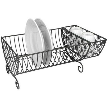 Generic Home Basics Decorative Dish Rack Walmart Com