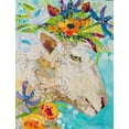 thumbnail image 2 of St Hilaire, Elizabeth 19x24 White Modern Wood Framed Museum Art Print Titled - Spring Lamb 17, 2 of 4