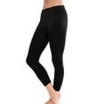 thumbnail image 3 of 2 Pack Women Seamless Basic Stretch Capri Sports Yoga Leggings, 3 of 4