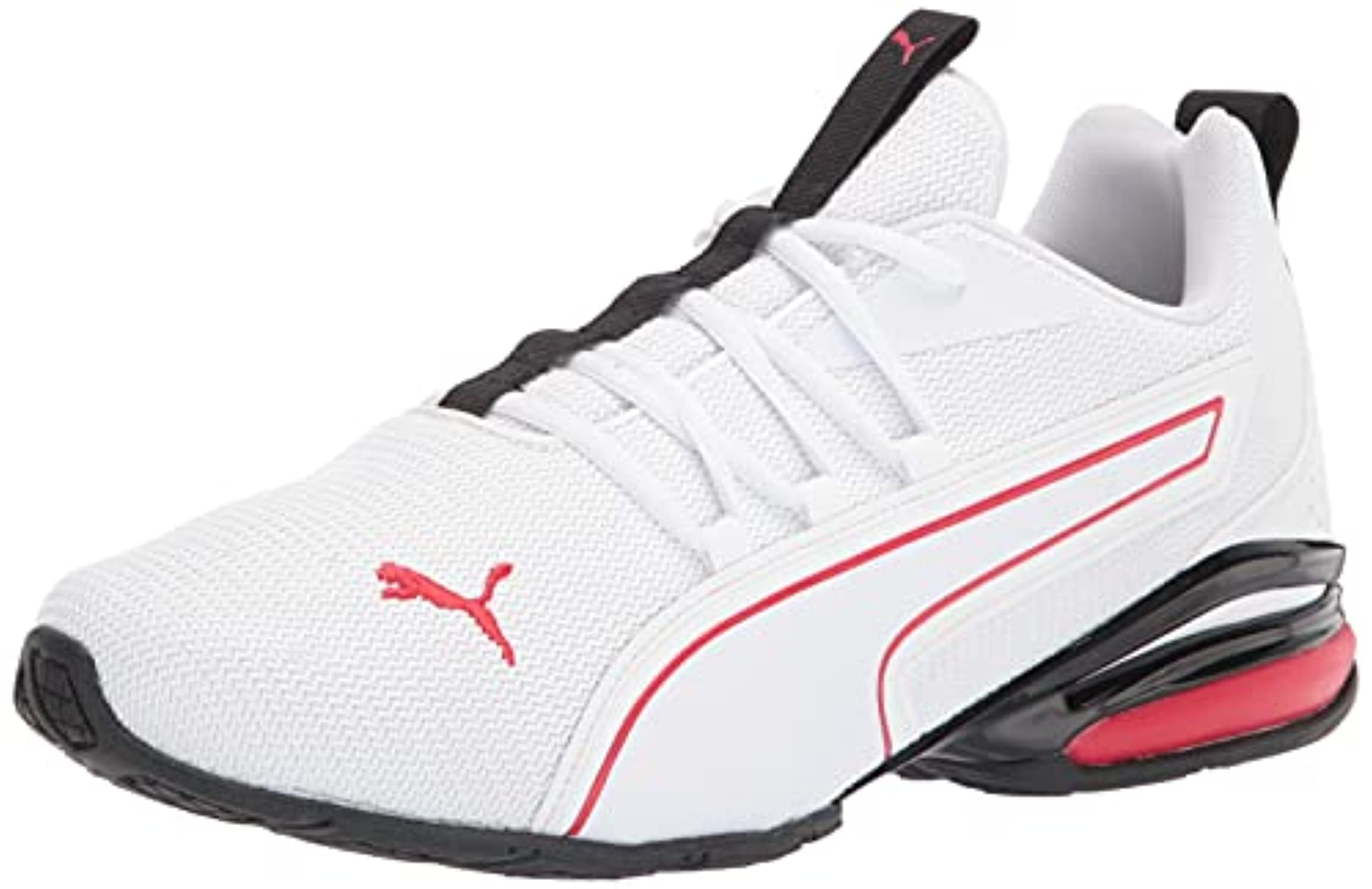 mens red and black puma shoes