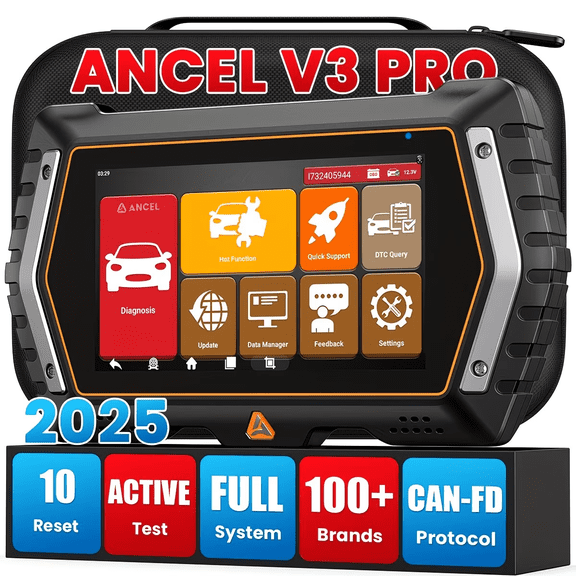 Open Box ANCEL V3 PRO Bidirectional OBD2 Scanner Car Diagnostic Tool