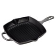 thumbnail image 3 of Parrilla Cuadrada Le Creuset Hierro Fundido Esmaltado Ostra 10.25 Pulgadas, 3 of 8