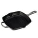 thumbnail image 3 of Parrilla Cuadrada Le Creuset Hierro Fundido Esmaltado Ostra 10.25 Pulgadas, 3 of 8